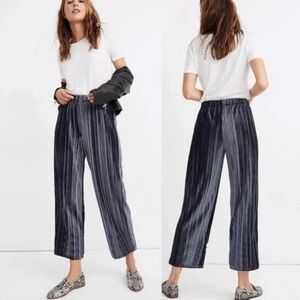 Women's Velvet Striped Pants Madewell
